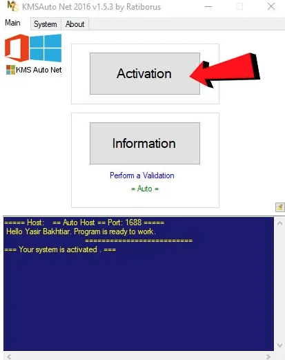 Cara Pakai Activator KMSAuto Net 2016