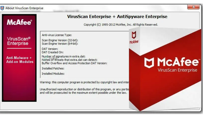 Tampilan Antivirus MCAfee Gratis Full Serial Key