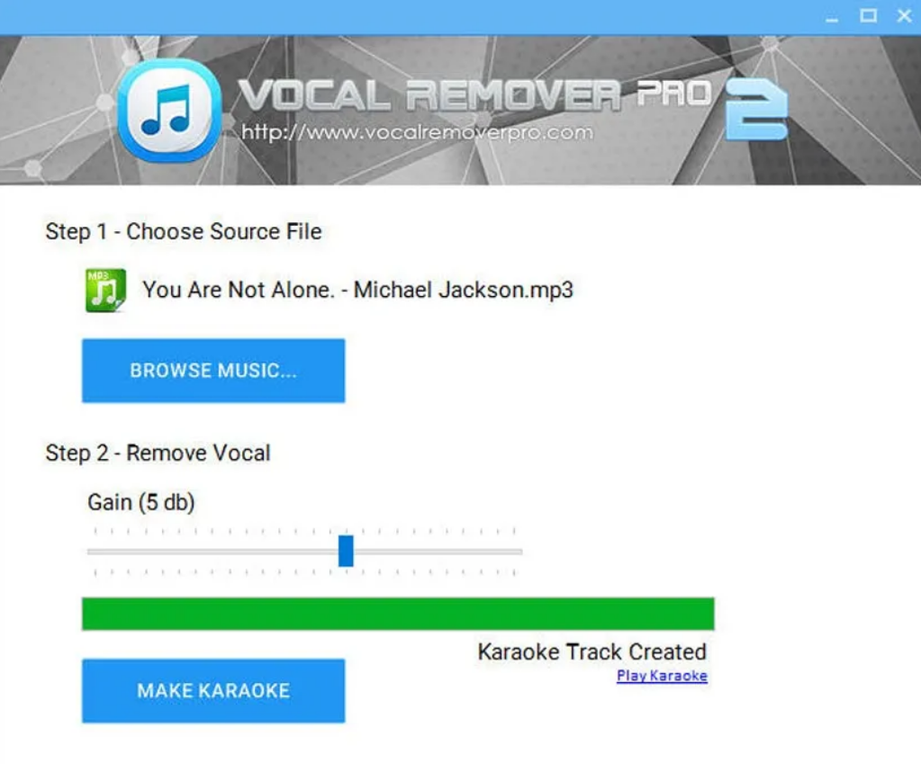 Tampilan Vocal Remover Pro Full Version Free Download