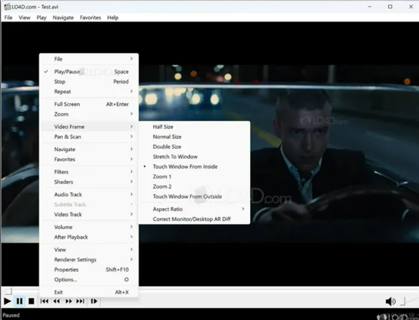 Tampilan Media Player Classic Home Cinema Interface