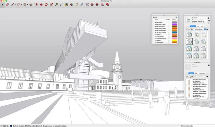 Tampilan Sketchup Pro 2018 Mac Full Version Gratis