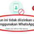 Mengatasi WhatsApp Kena Spam