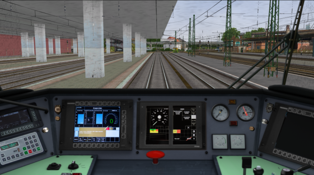 Tampilan Microsoft Train Simulator